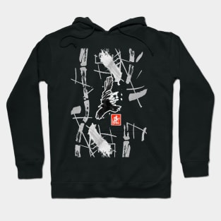 sumi-e bird1 Hoodie